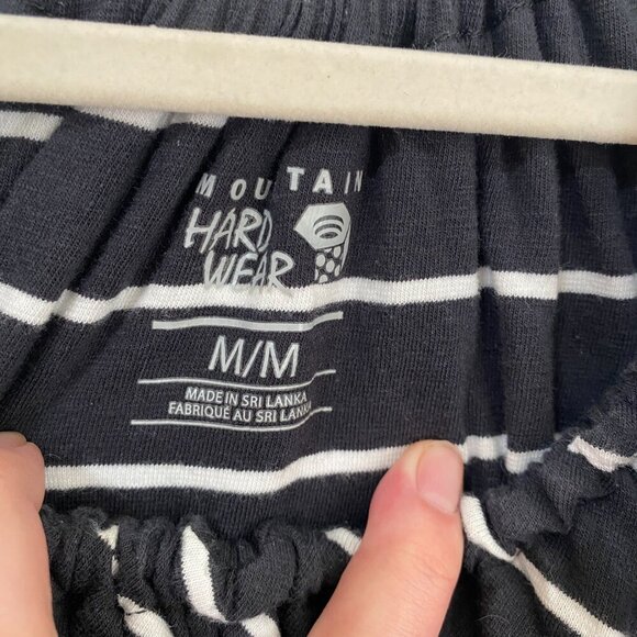 Mountain Hardwear Tonga Strappy Dress Black White Stripe Size Med - Picture 4 of 7
